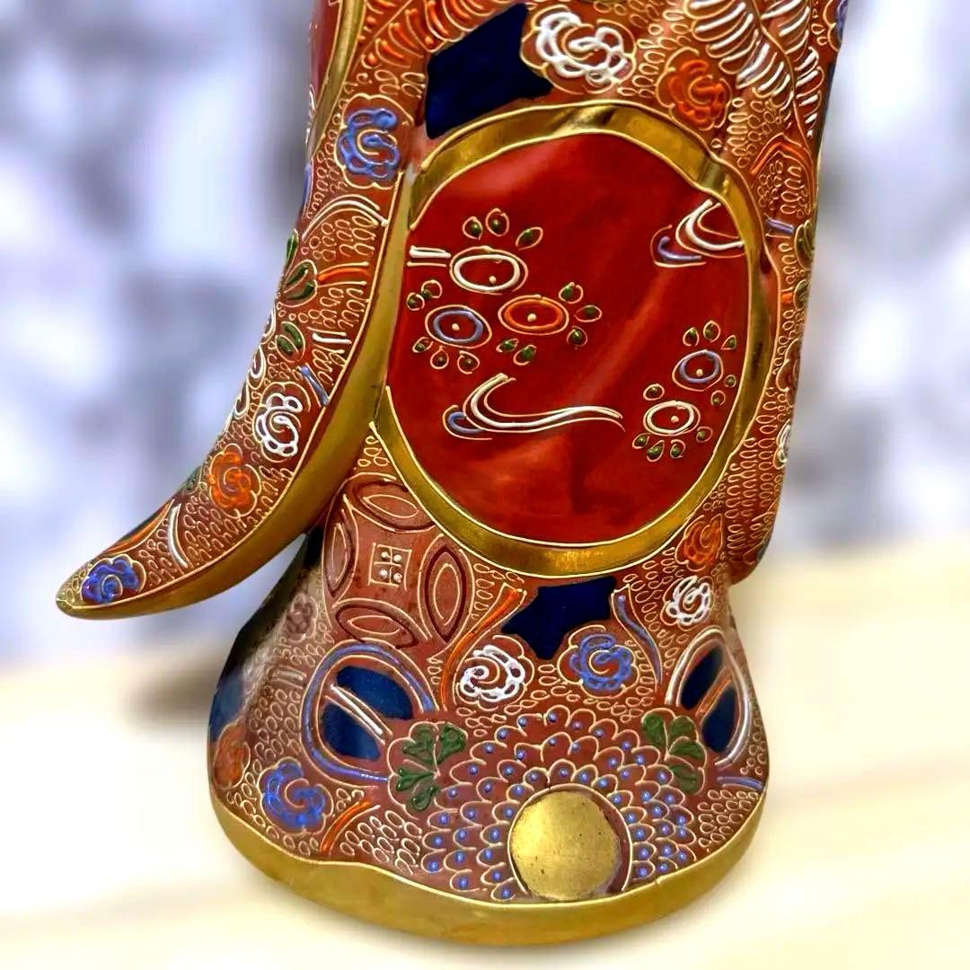 あ*し様 九谷焼 観音菩薩 金彩 骨董品 美術置物 仏像 期間限定値引き