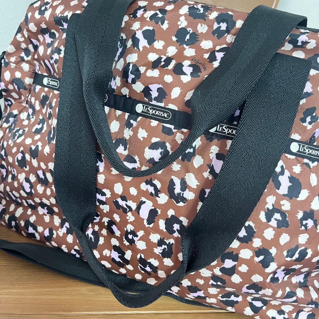 レスポートサック ハーパー ボストンバッグ 花びら柄 ピンク 2way