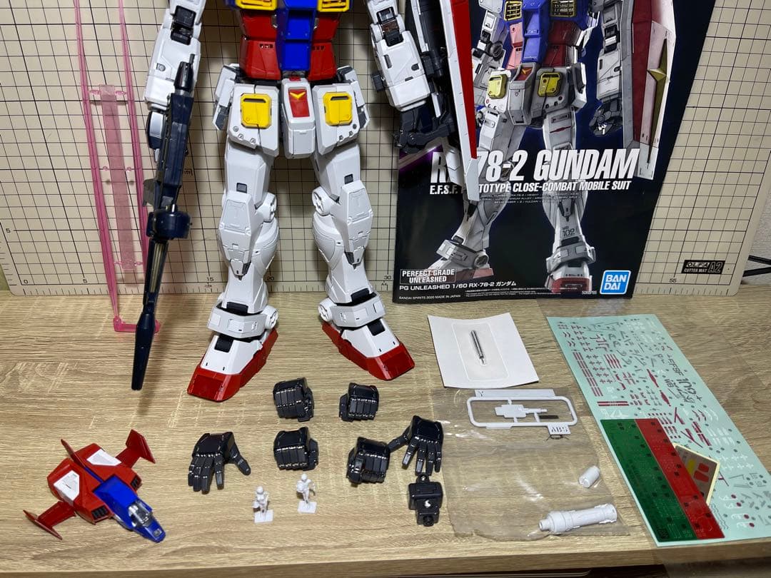 PG UNLEASHED RX-78-2 ガンダム 素組完成品 ジャンク - メルカリ