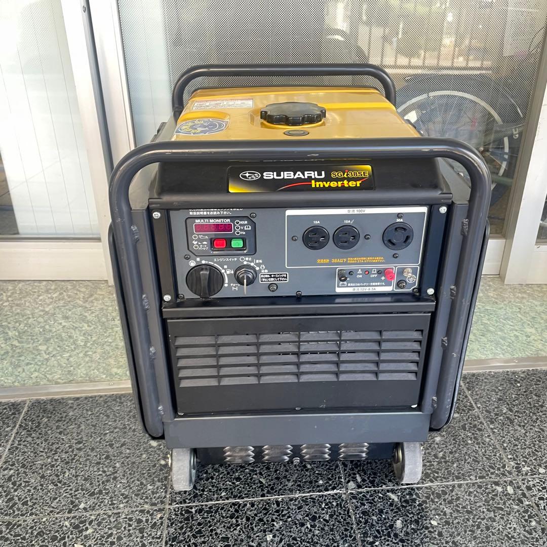 SUBARU インバーター発電機 SGi38se 3.8KVA　エンジン式