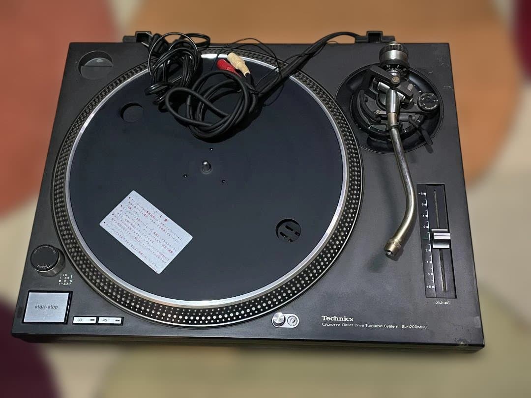 Technics SL-1200 MK-3 ターンテーブル ジャンク テクニクス 中古品】Technics/ターンテーブル/SL-1200MK3D-K -DJ機材アナログ