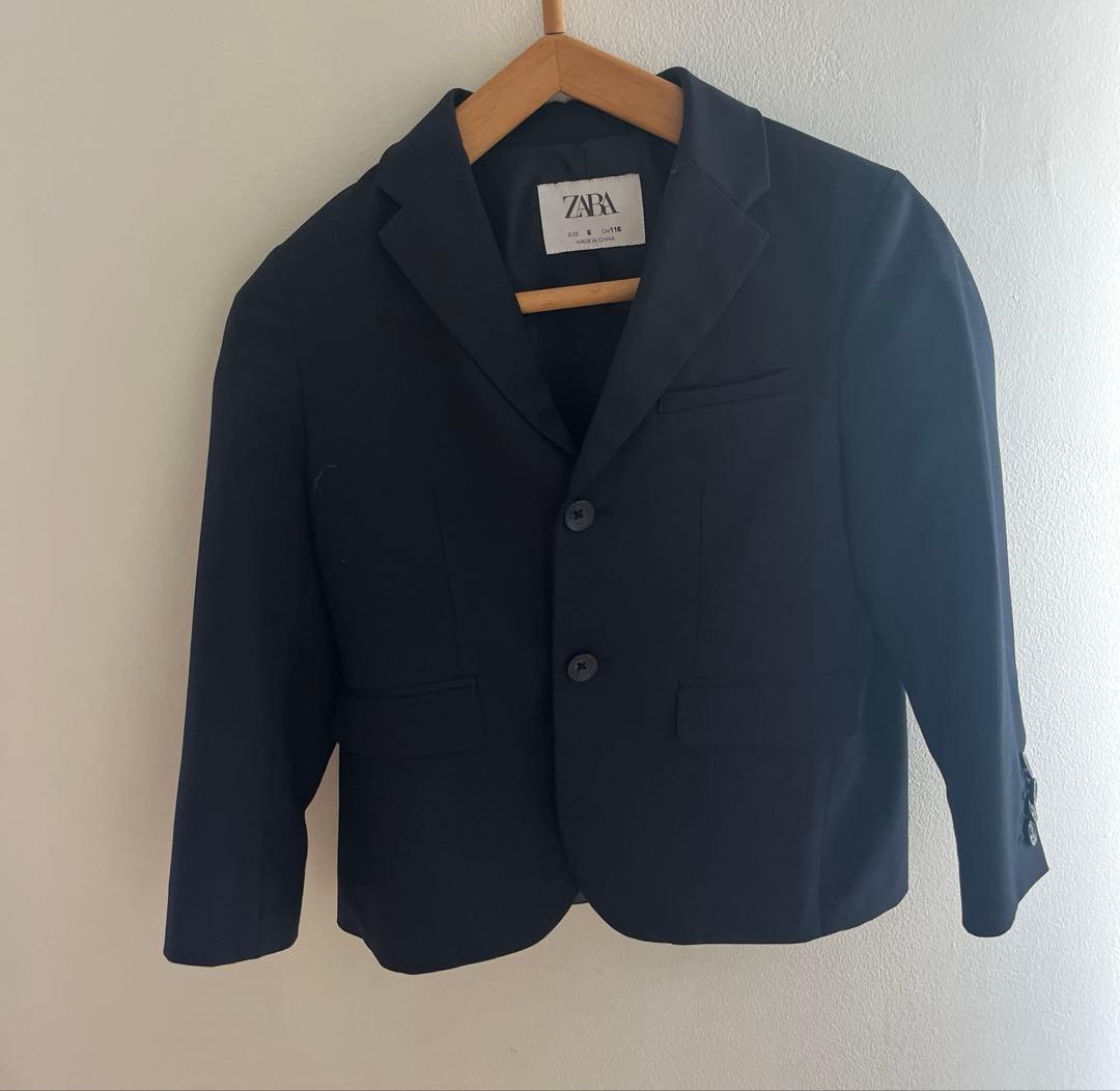 ZARA キッズ 濃紺スーツ 116cm - メルカリ