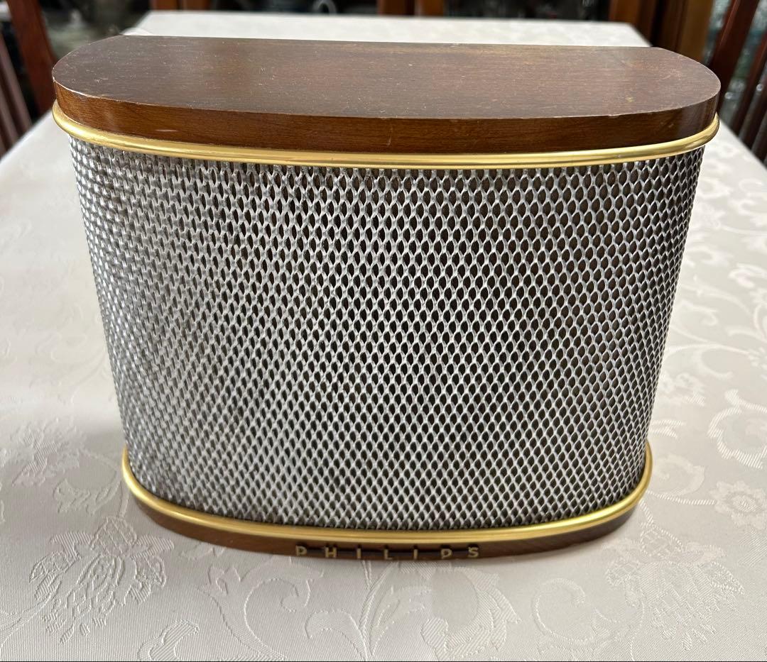 PHILIPSヴィンテージスピーカー ペア 金と銀の競演 - メルカリ