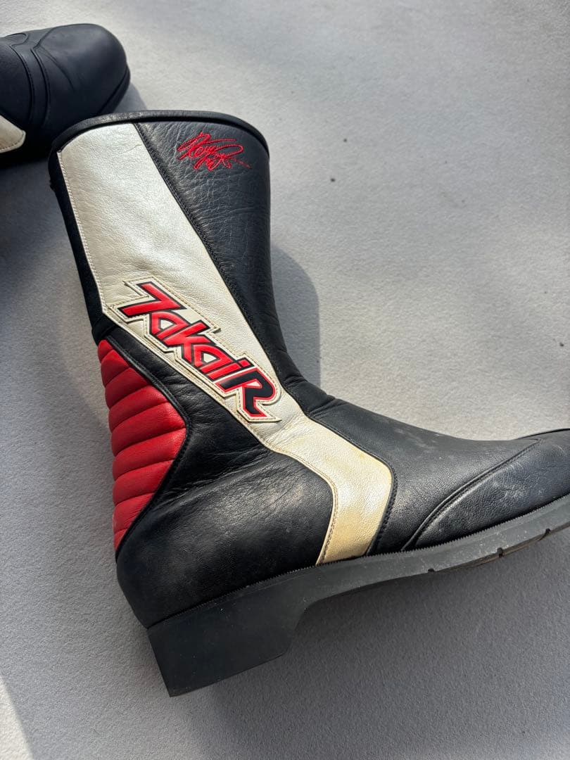 【新品未使用】当時物 タカイプロショップ Takaiバイク用ブーツ 26.5cm