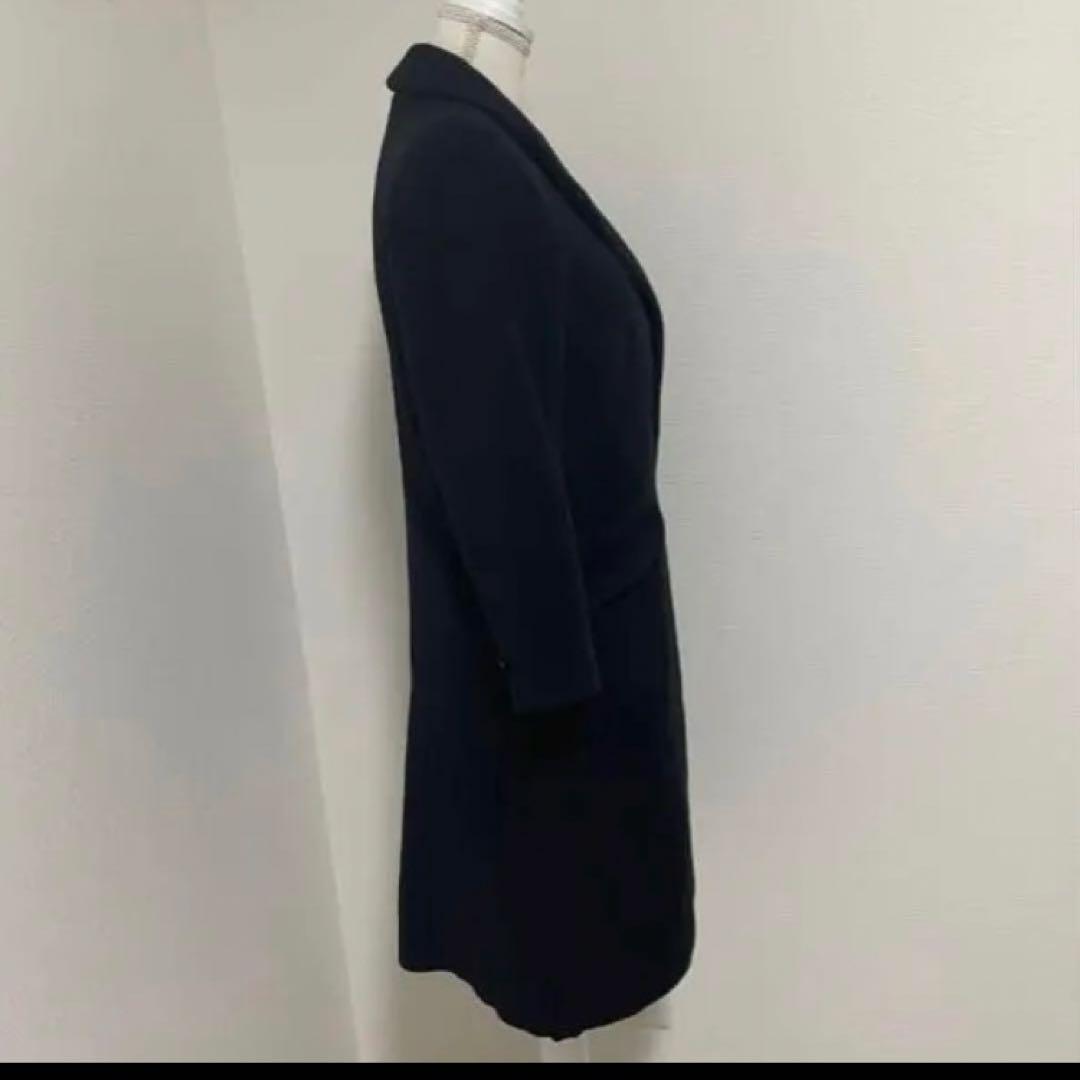 フランス製】agnes b. 超美品 ロングコート ブラック アニエス ベー