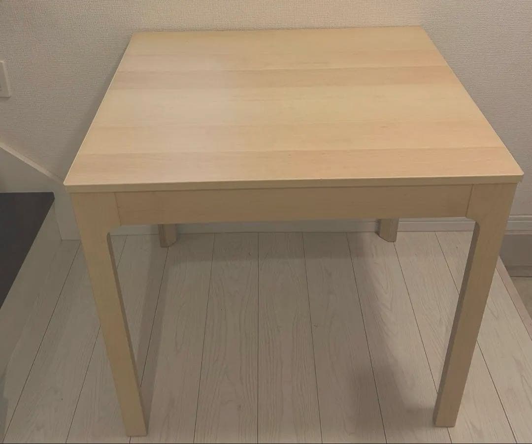 美品】IKEA EKEDALEN 伸長式ダイニング テーブル バーチ - メルカリ