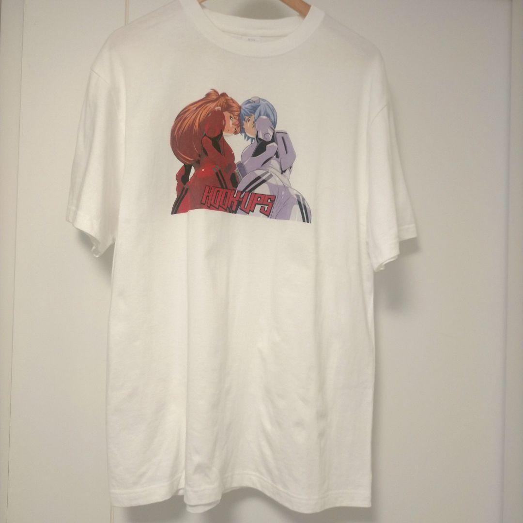 HOOK UPS エヴァンゲリオン レイ アスカ エロ Tシャツ セクシー XL