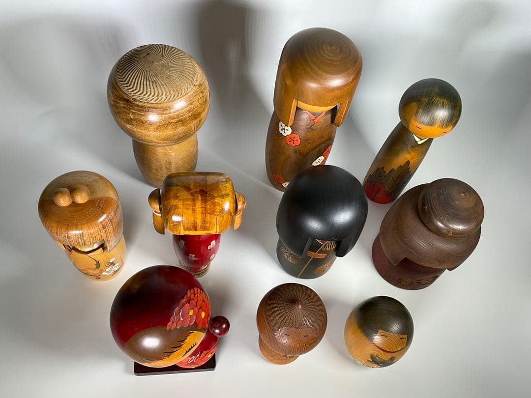 創作こけし 山中三平 三作 卯三郎 はじめ 晃常他 10体 内閣総理大臣