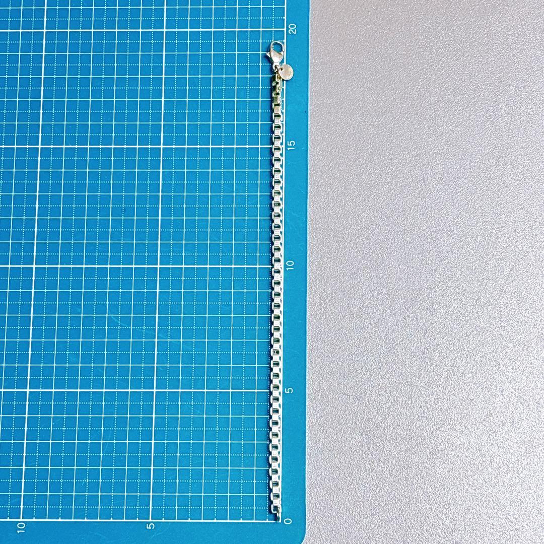 【美品】18.7cm ティファニー ベネチアン ブレスレット シルバー925