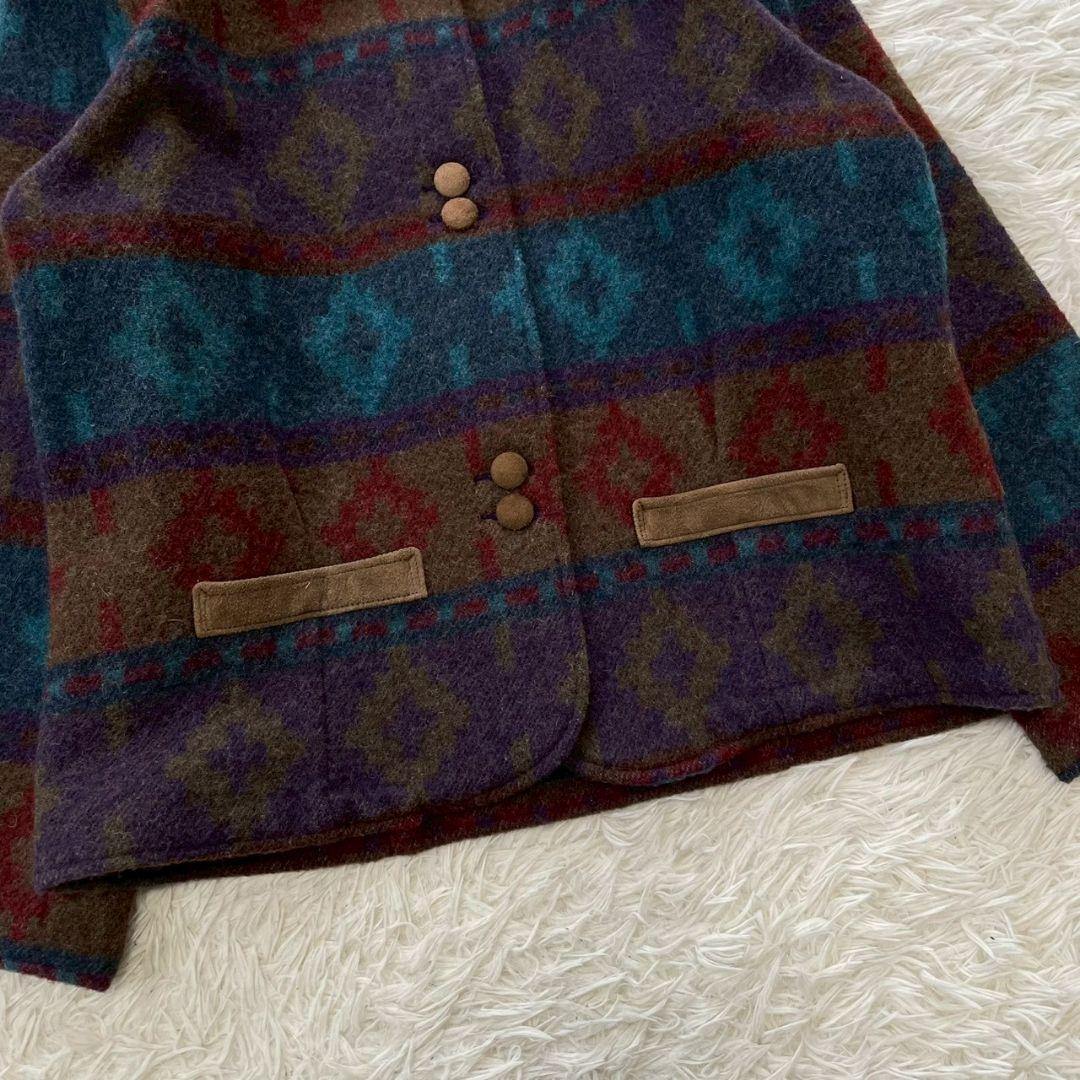Woolrich ウールリッチ USA製 ジャケット 総柄 90s 革タグ - メルカリ