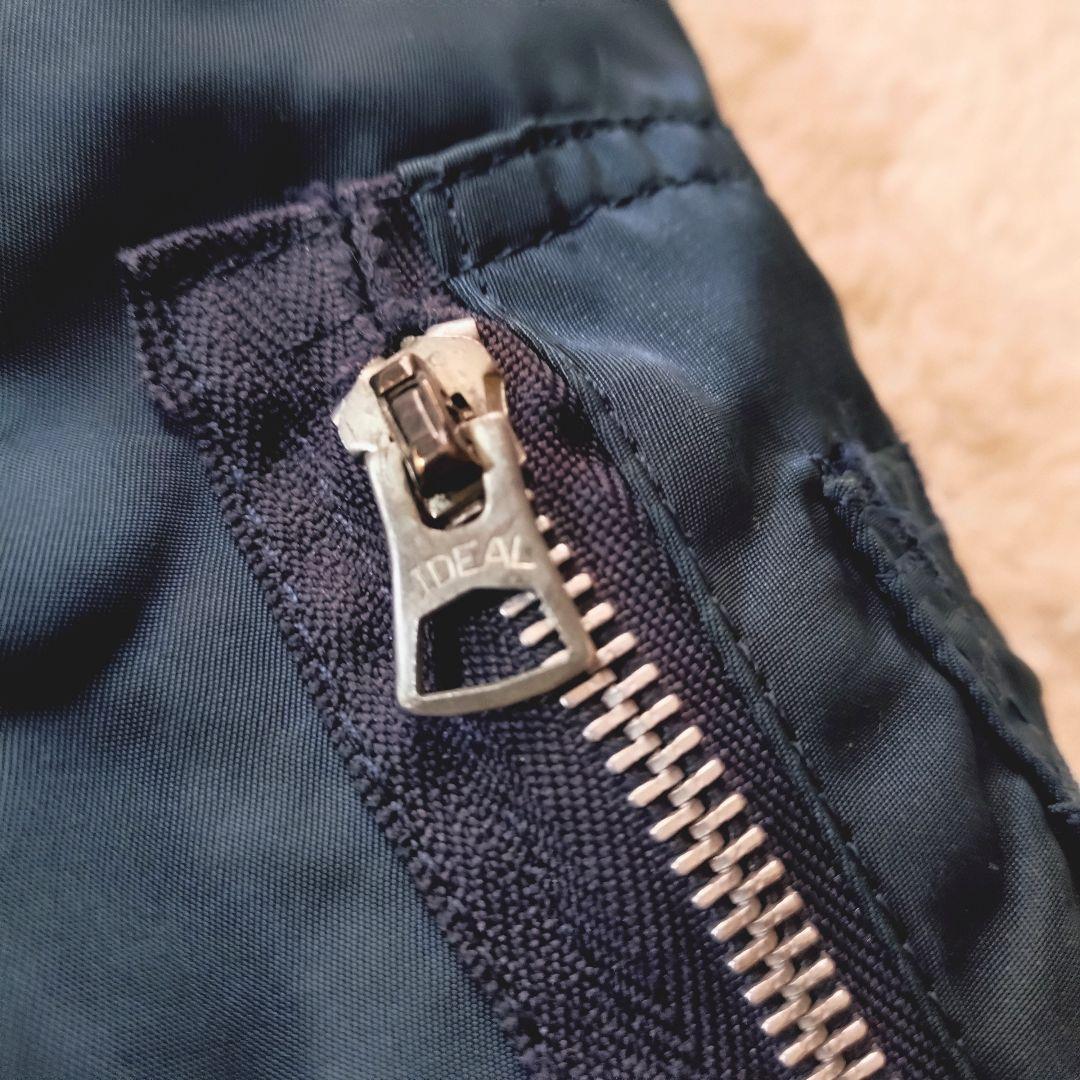 実物 80s ALPHA MA-1 bomber jkt navy IDEAL - メルカリ