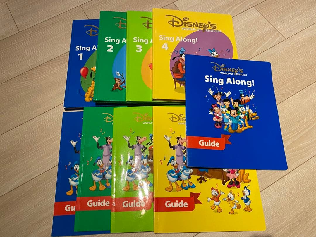 DWEディズニー英語システムシングアロングCD 絵本ガイド - メルカリ