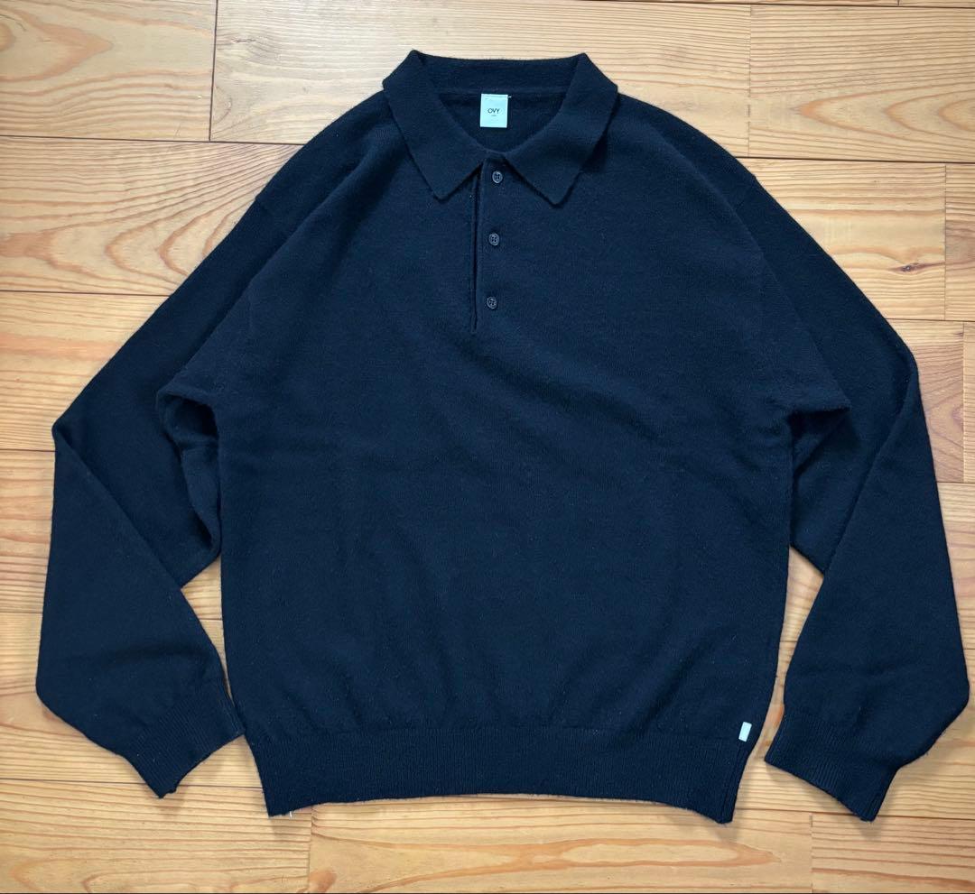 OVY Wool Cashmere Warm Knit Polo サイズM - メルカリ