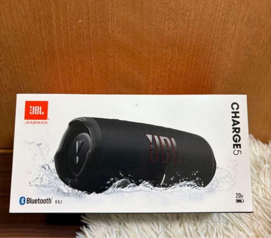 新品　JBL CHARGE5 Bluetoothスピーカー　ブラック JBL CHARGE 5 Wi-Fi ワイヤレス スピーカー Bluetooth 防水 アウトドア