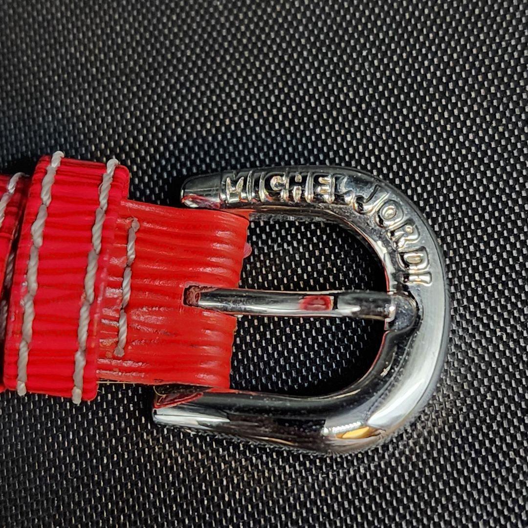 sahara様専用】 ミシェルジョルディ 腕時計 クォーツ 新品電池 花柄 赤