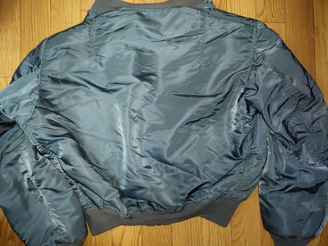 MA-1 サイズ M alfa アルファ USA製ビンテージ エアフォースブルー