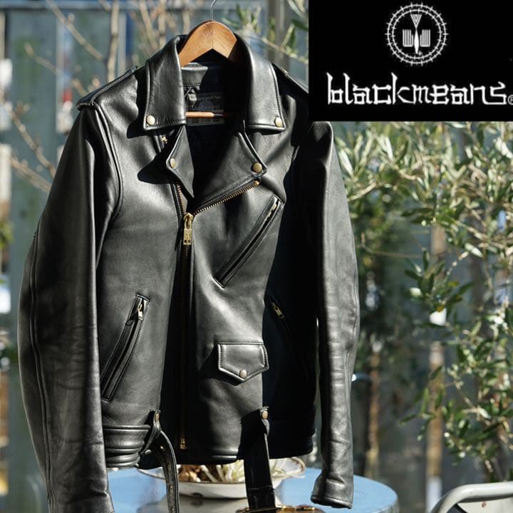 blackmeans ダブルライダース レザージャケット ブラックミーンズ