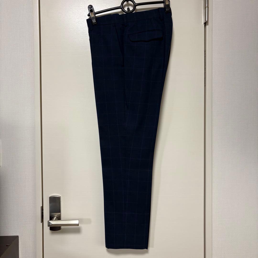 オリヒカ ネイビー ウインドウペン柄 セットアップ - メルカリ