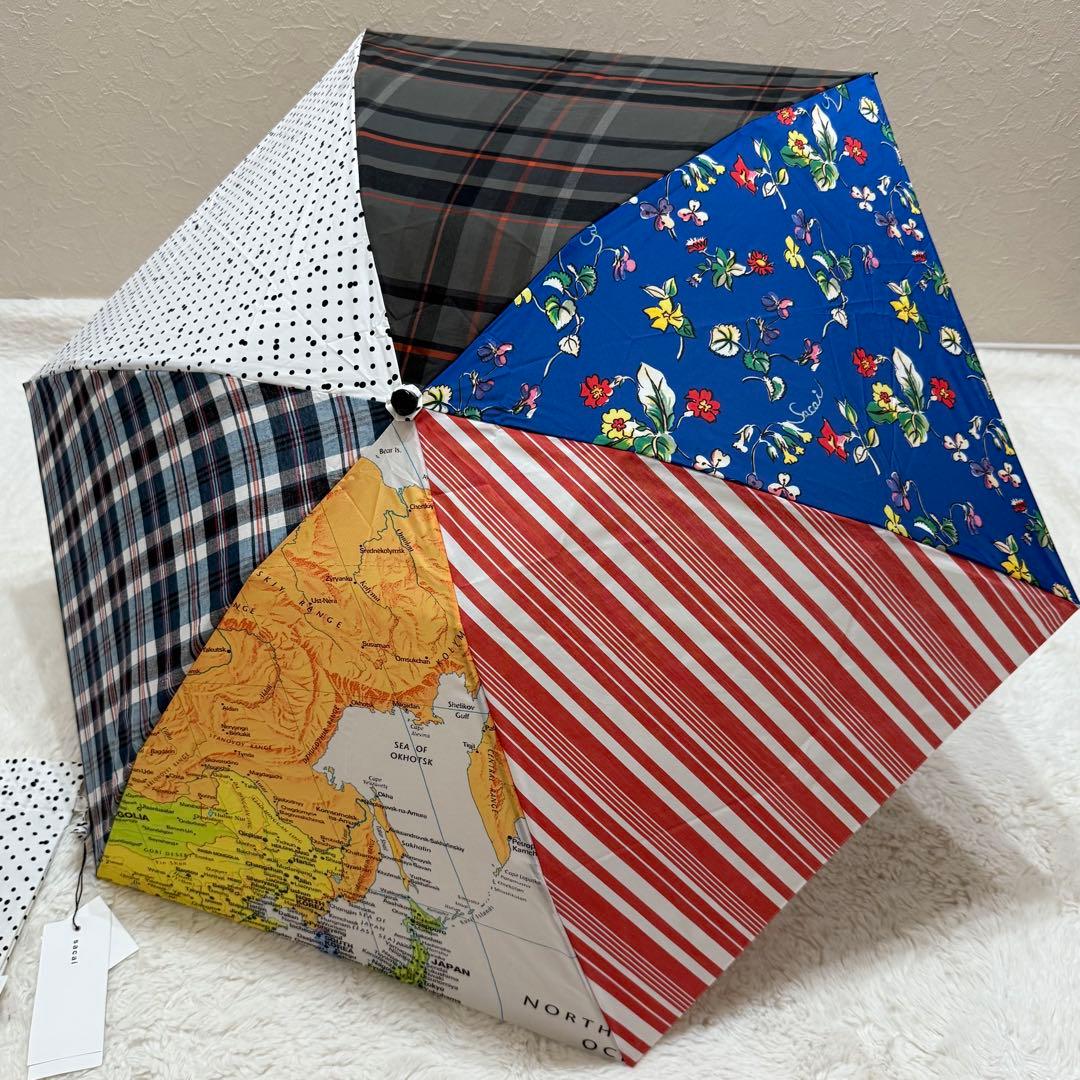 新品未使用タグ付sacai 折り畳み傘　ホリデーコレクション 新品未使用タグ付sacai 折り畳み傘 ホリデーコレクション - メルカリ