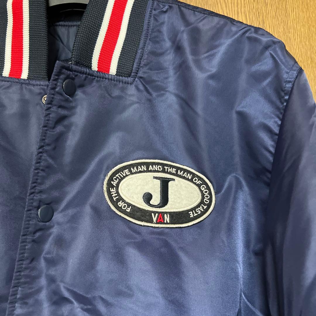 VAN JAC ネイビー スタジャン バックプリント Mサイズ - メルカリ
