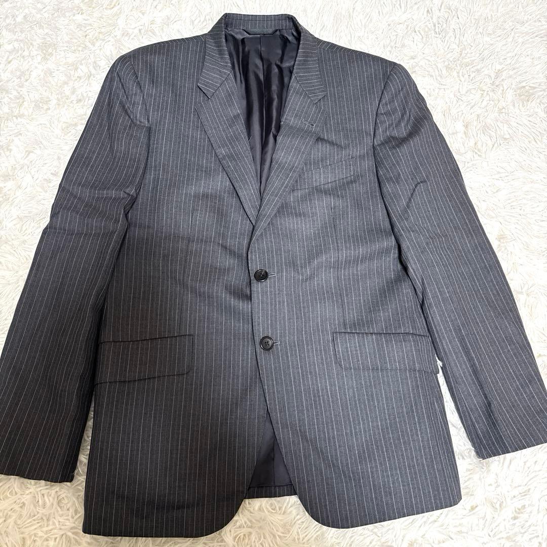 ポールスミスコレクション スーツ ジャケット グレー シルク混 XL