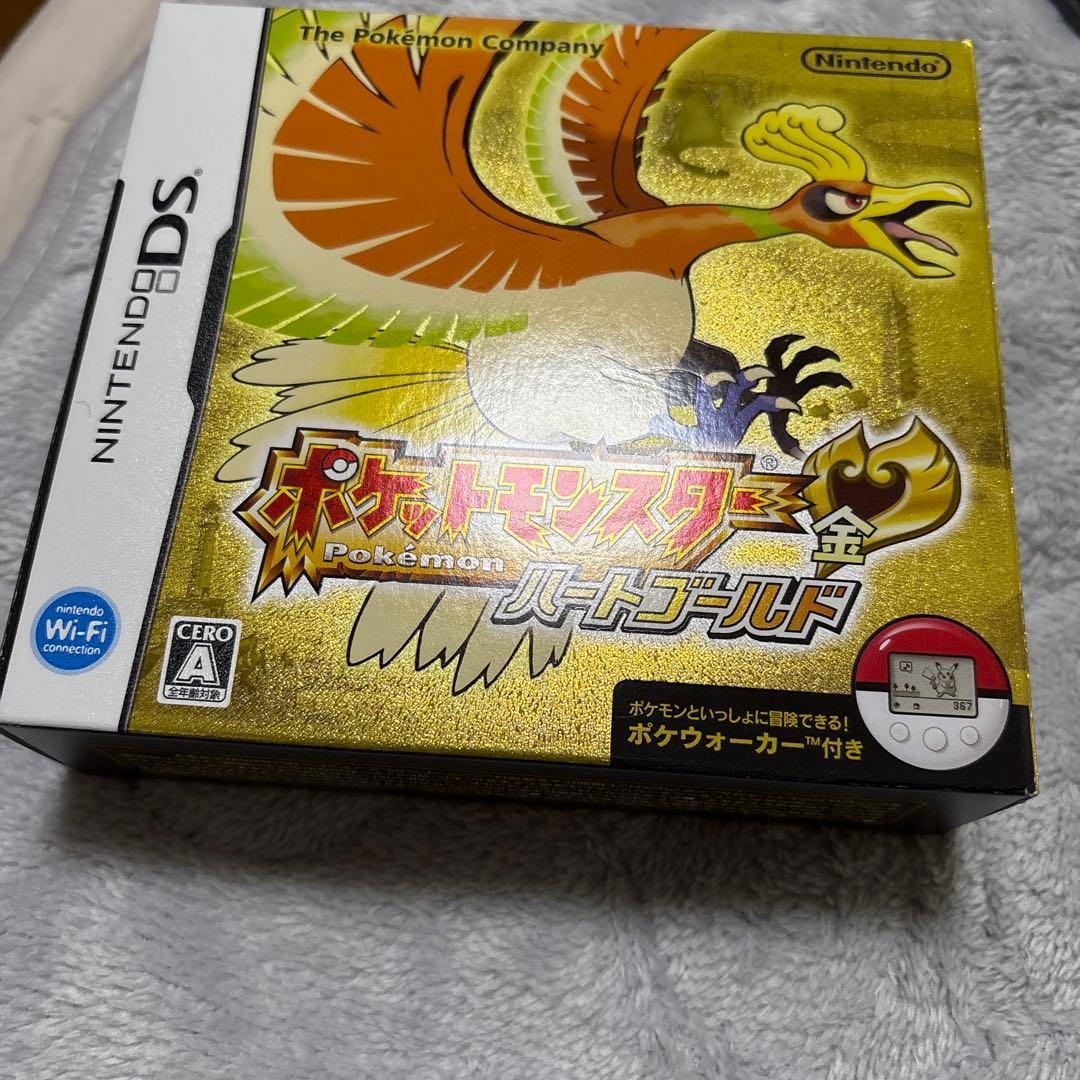 ポケットモンスター　ハートゴールド　箱付き　ポケウォーカー付き ポケットモンスター ハートゴールド Nintendo DS ポケウォーカー付き