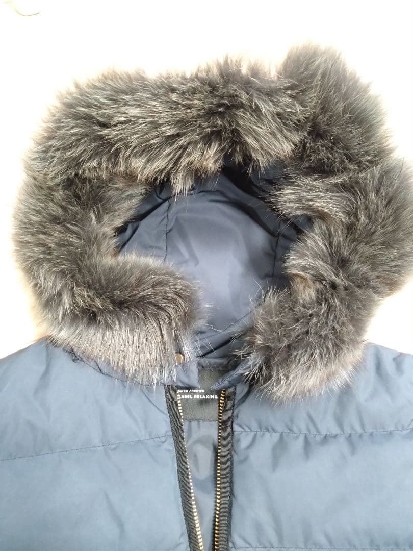 グリーンレーベルリラクシング ダウンコート フォックスファー 38