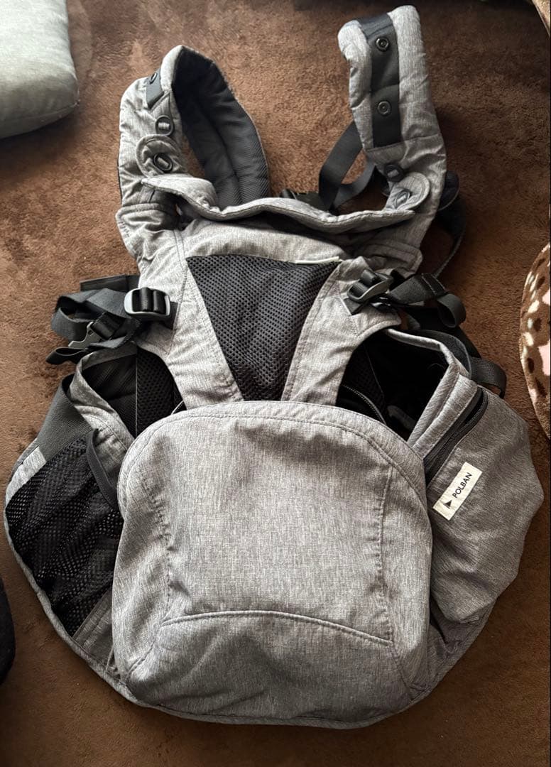 ポルバンプライム　POLBAN PRIME 抱っこ紐　ヒップシート　グレー Amazon.co.jp: POLBAN PRIME ポルバンプライム 新生児から使えるヒップ