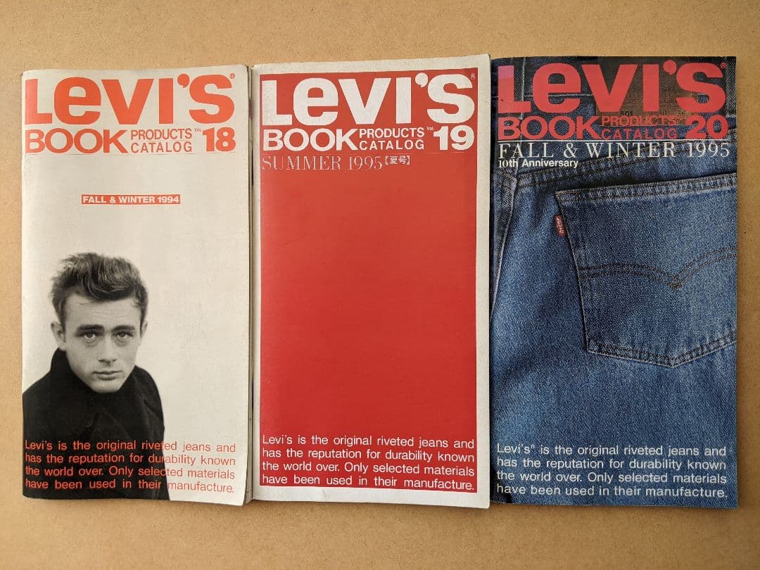 Levi's 90年代カタログ 5冊セット リーバイス - メルカリ