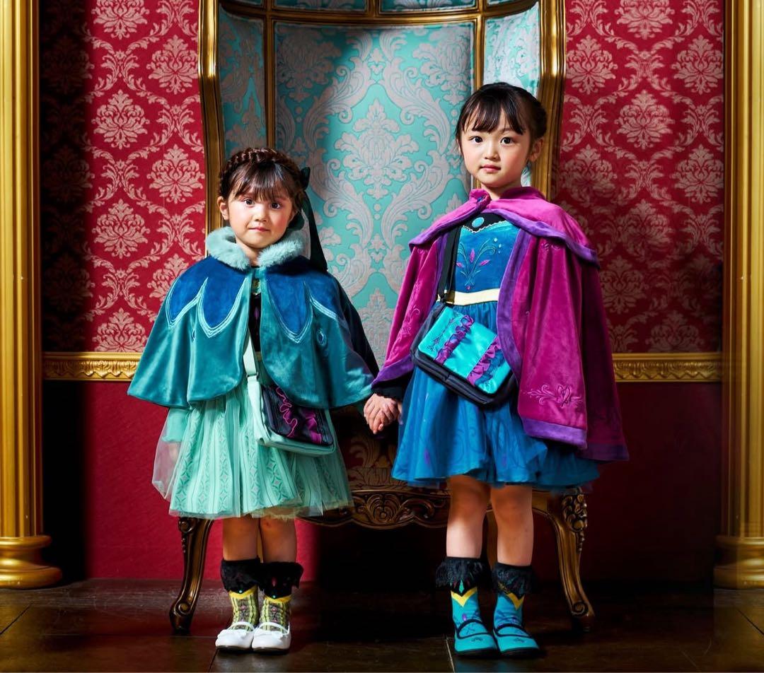 アナ雪 ケープ ポンチョ しまむら エルサ littc 戴冠式 エルサ 110