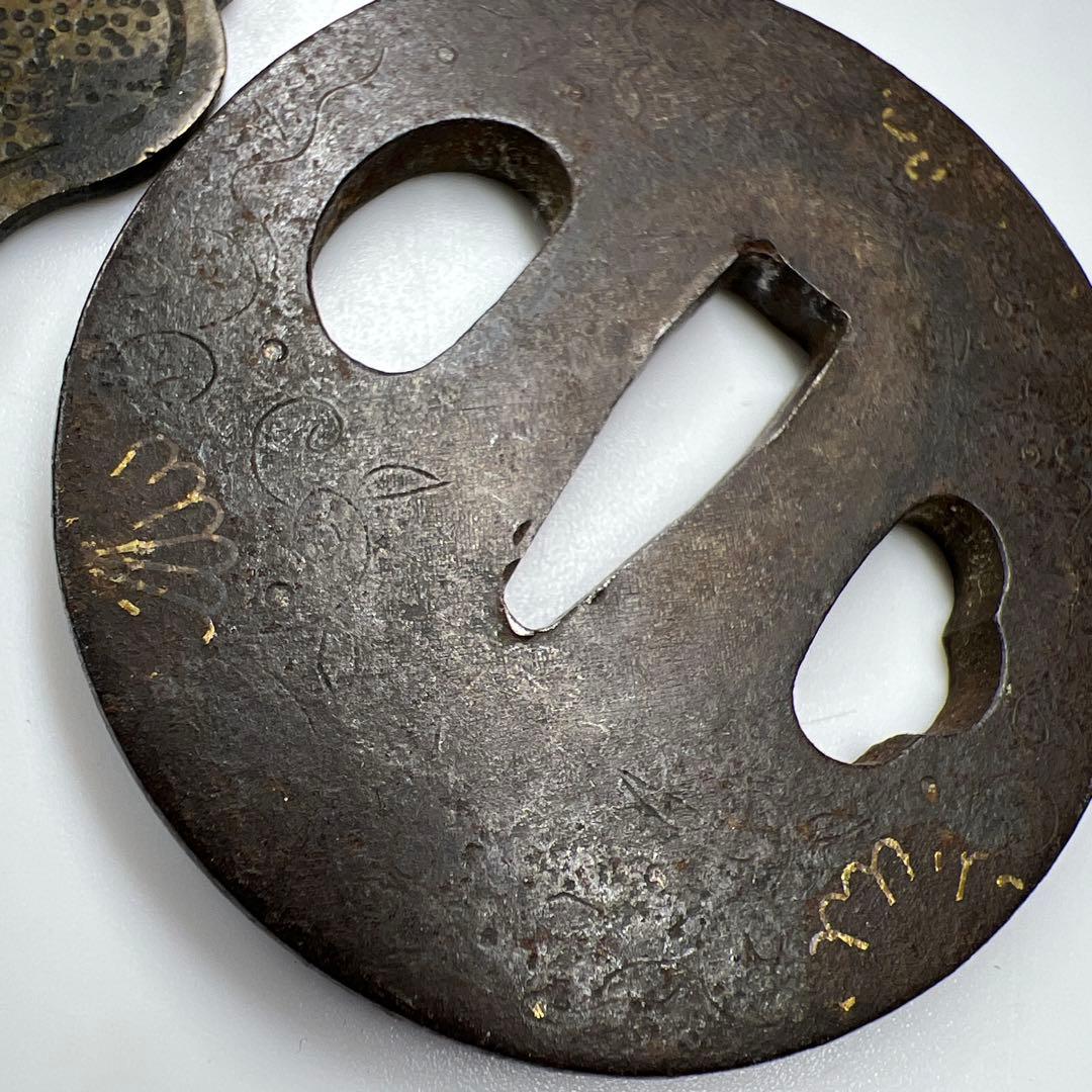 江戸時代 刀装具 金象嵌鍔2点 124g 東Y7-0820ア㉞ - メルカリ