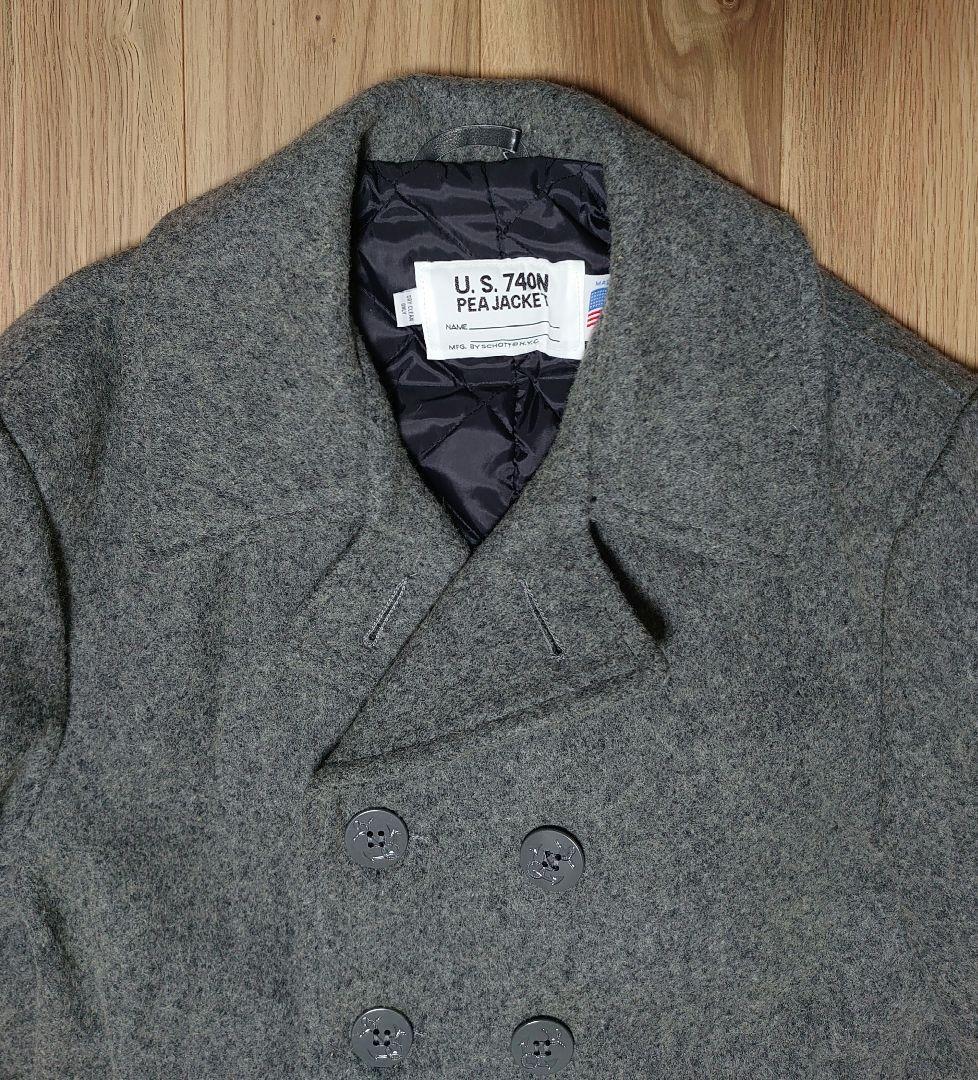 Schott U.S.740N ショットピーコートPEA JACKET 42