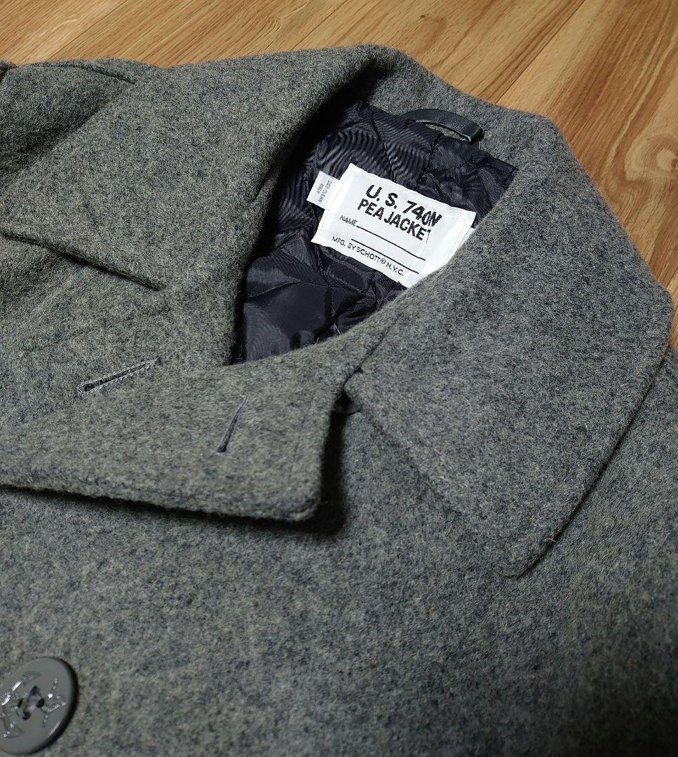 Schott U.S.740N ショットピーコートPEA JACKET 42