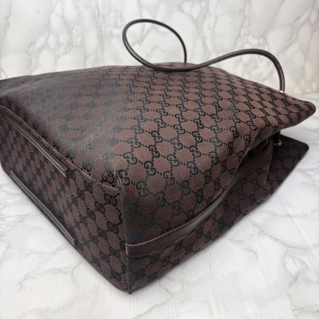 021 極美品 GUCCI トートバッグ ハンドバッグ 肩掛け 大容量 eo9