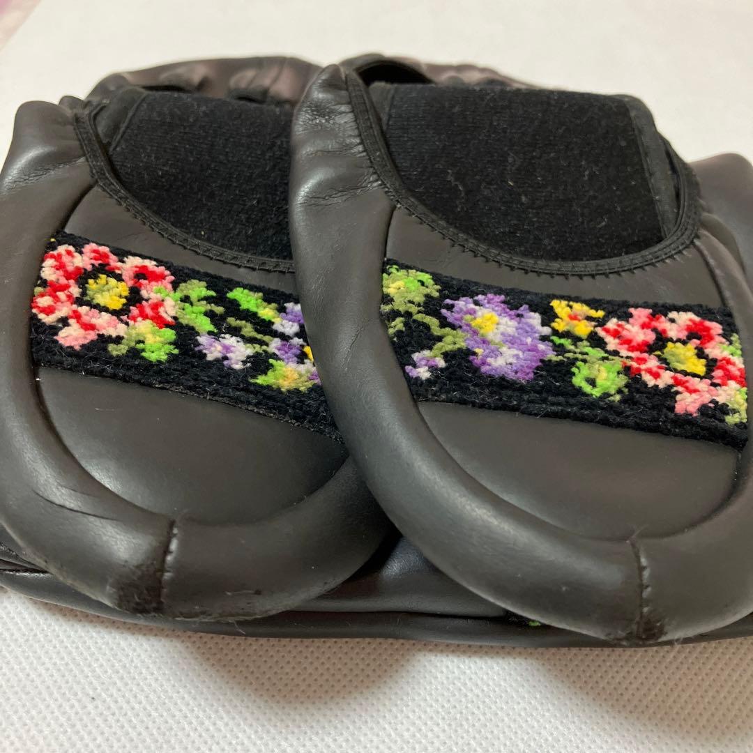 フェイラー レディース 携帯スリッパ 折りたたみ 23〜23.5 巾着袋付き