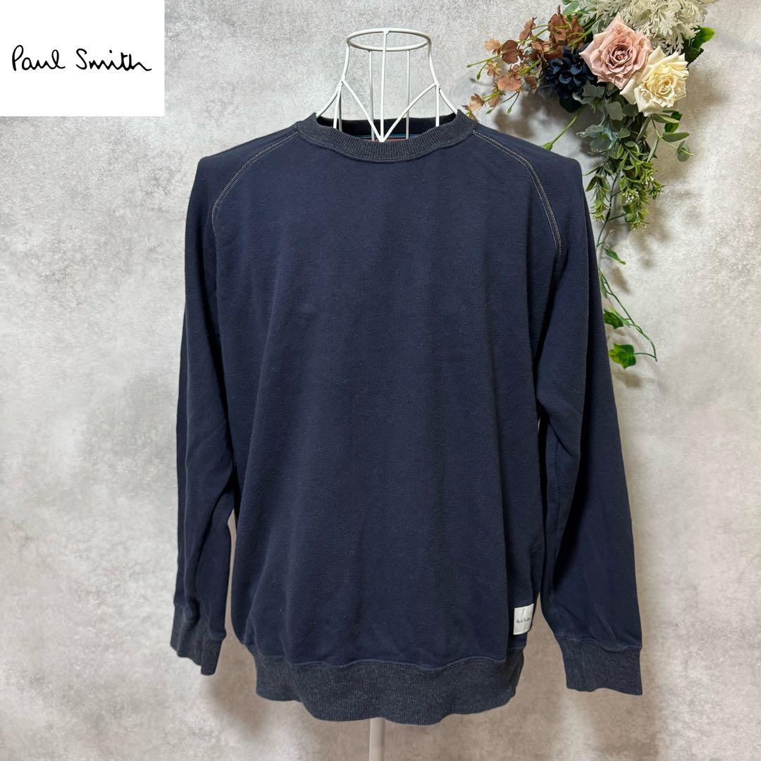Paul Smith ポールスミス トレーナー スウェット ネイビー L 無地