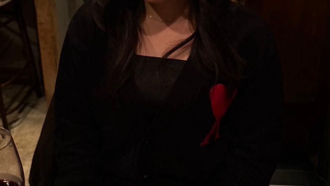 アミパリス カーディガン AMIPARIS(アミパリス) ワンポイントカーデFKC111.KN0025 FKC111.KN0025