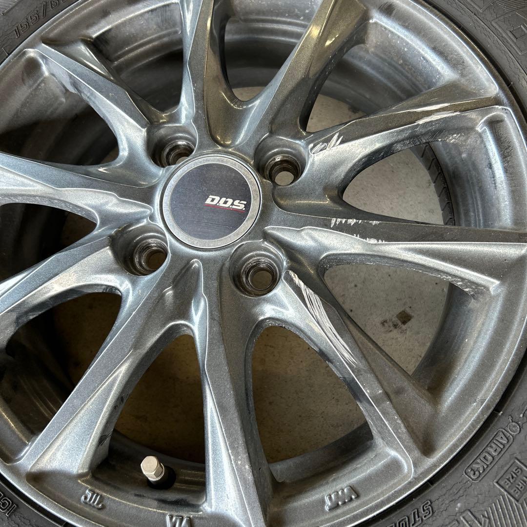 BADX DOS 14インチ 5.5J PCD100 4穴　取引ナットおまけ付き