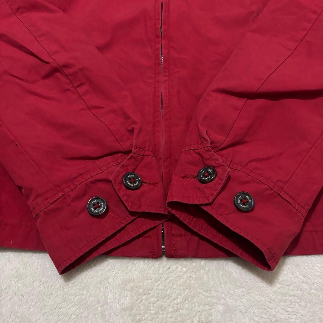 ポロラルフローレン スイングトップ レッド Sサイズ 刺繍ポニー - メルカリ
