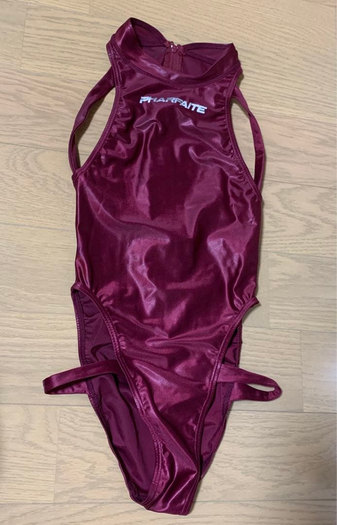 パルフェット Pharfaite 競泳水着 ワイン SGS素材 - メルカリ
