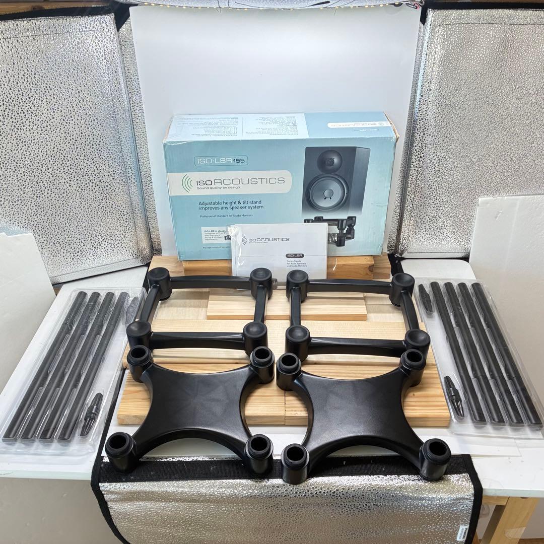 スピーカースタンド ISO ACOUSTICS L8R155 Amazon | ISO Acoustics モニタースピーカースタンド ペアセット ISO