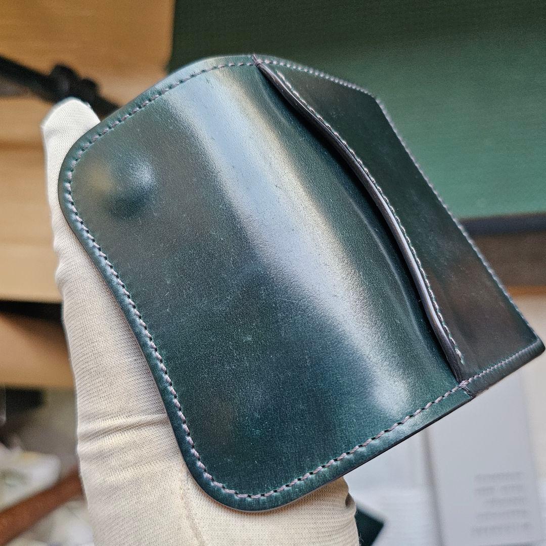 新品 ワイルドスワンズ フル シェルコードバン グリーン Cordovan 革