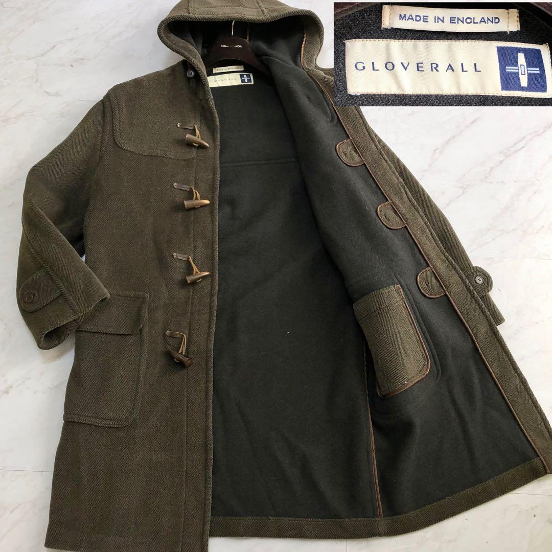 【白タグ 希少色】グローバーオール ダッフルコート キングストン ヘリンボーン 希少✨グローバーオール キングストン ダッフルコート ヘリンボーン
