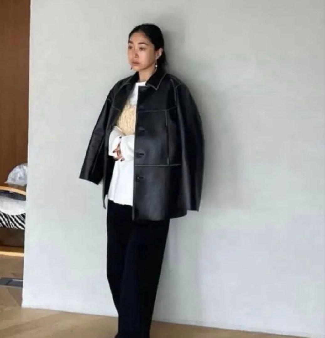 SeaRoomlynn Vintage ECOレザーシャツジャケット - メルカリ