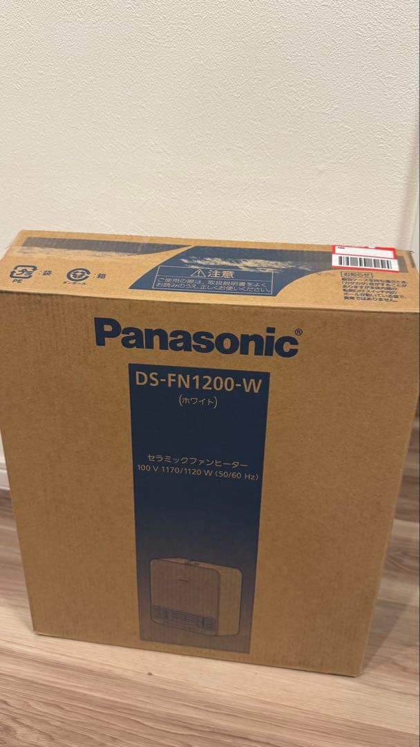 Panasonic セラミックファンヒーター DS-FN1200 2024年製 パナソニック セラミックファンヒーター DS-FN1200-W（ホワイト