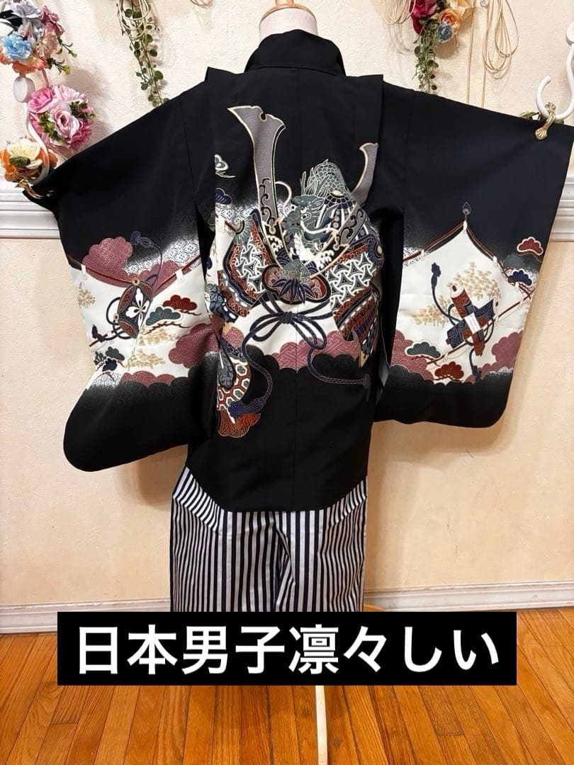 七五三五歳‼️完全️フルセット未使用に近い‼️兜凛々しい‼️お家からは揃えるなし