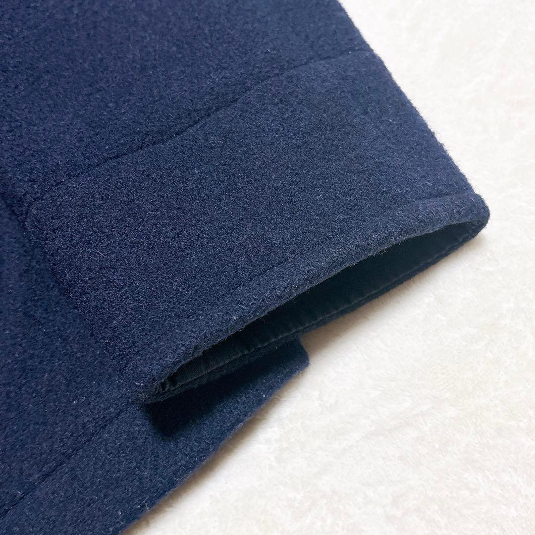 ほぼ未使用✨ danton ピーコート ウール 42 ネイビー ウール - メルカリ