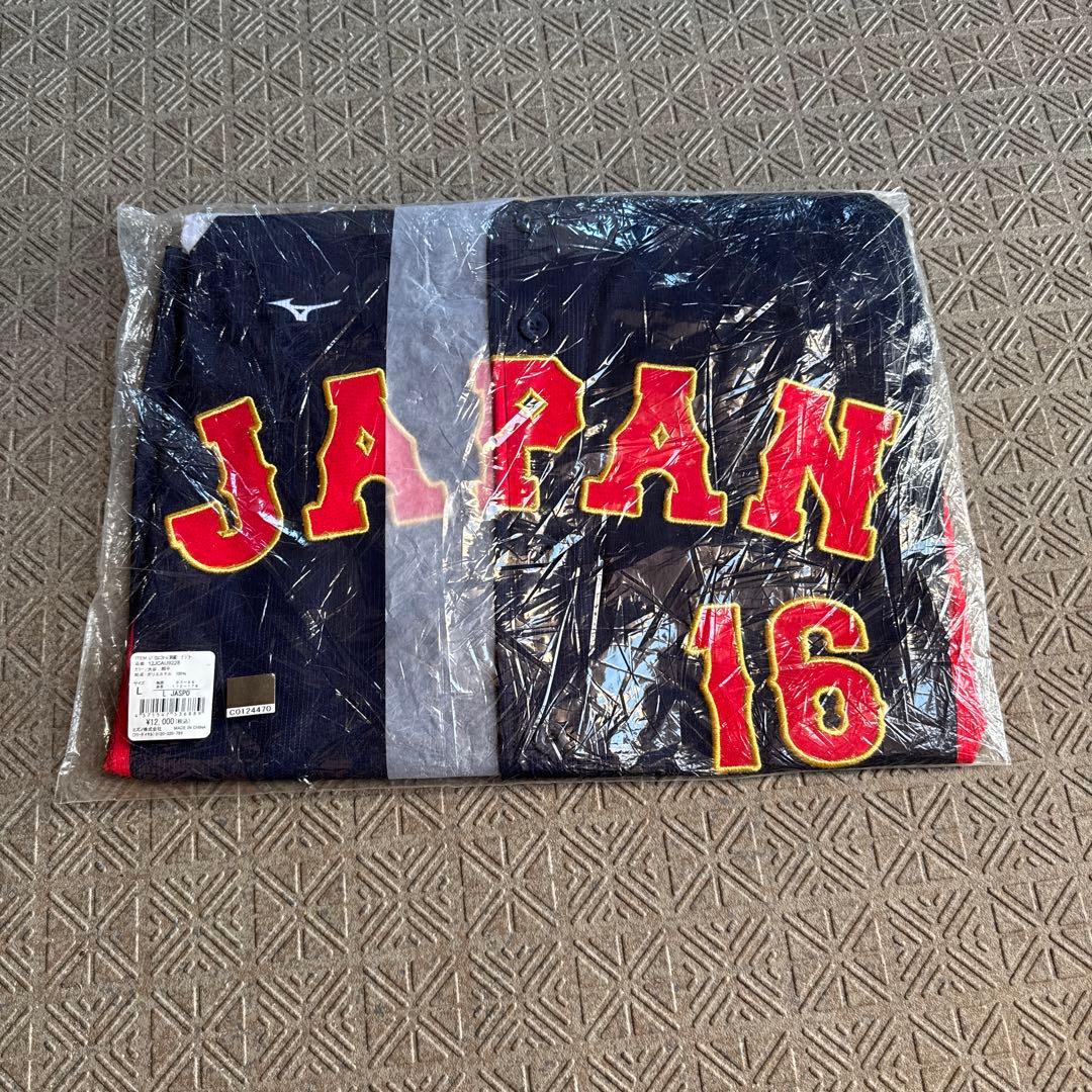 amryg大谷翔平選手2023WBC 侍ジャパン レプリカユニフォーム L MIZUNO◇2023 WBC 侍ジャパン レプリカ ユニフォーム(ビジター) ＃16