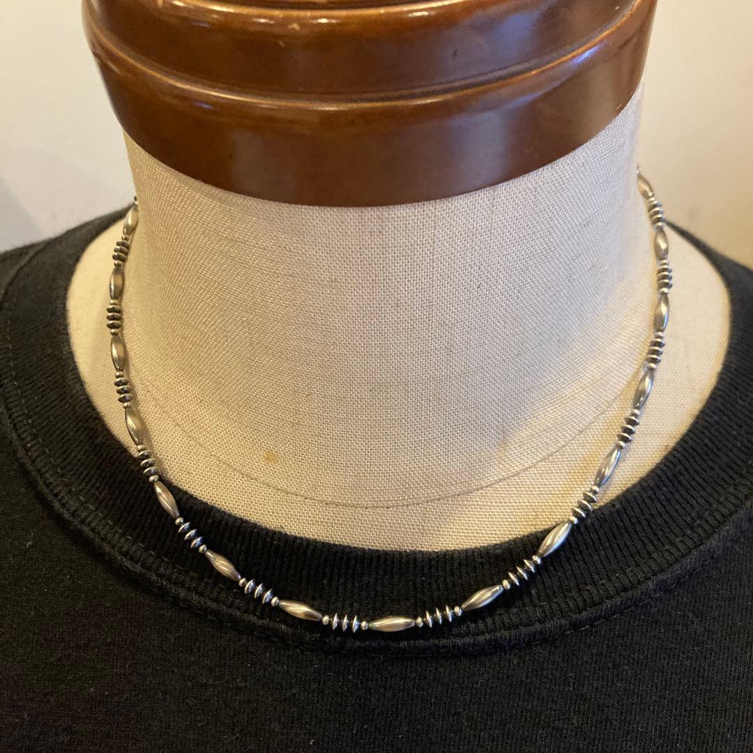 SV925製 ナバホパール 当店オリジナルデザインネックレス 44cm - メルカリ