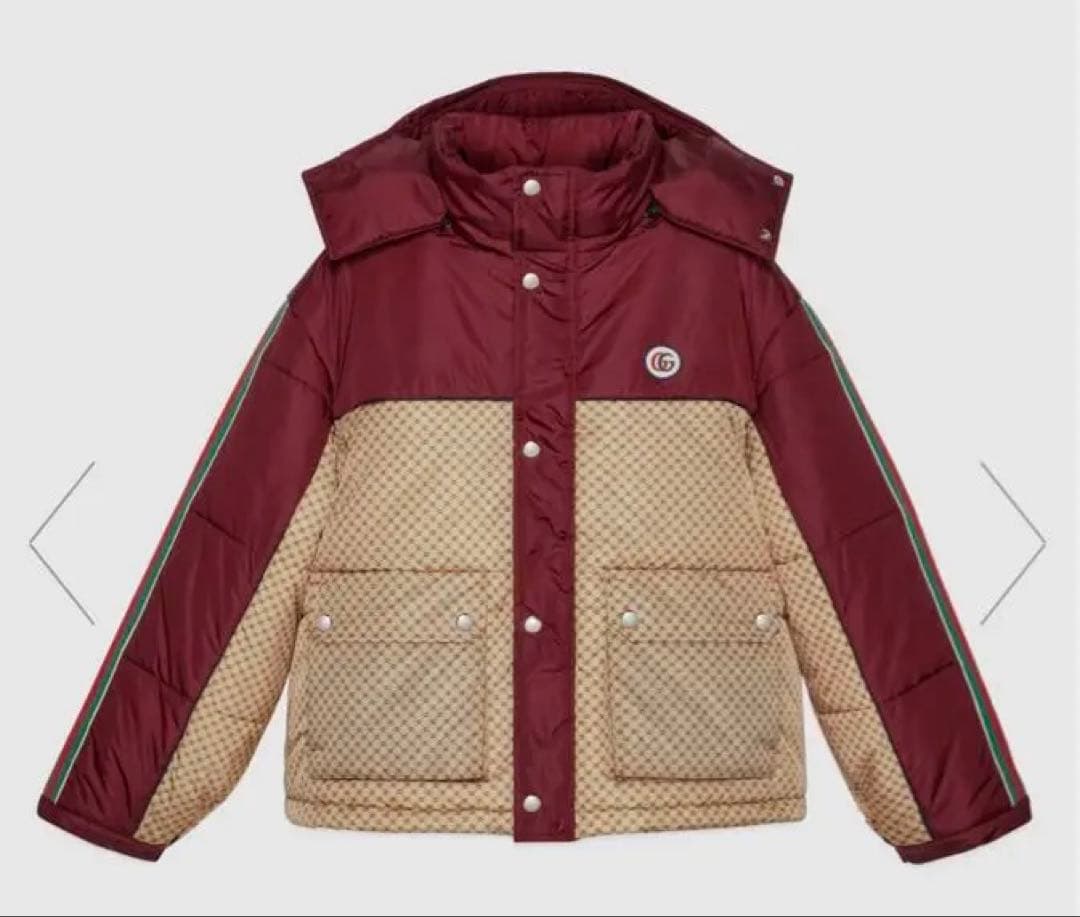GUCCI パラシュートナイロンパデッドジャケット ダウンジャケット グッチ新品 GUCCIグッチ GGパラシュートナイロン パデッドジャケット - メルカリ